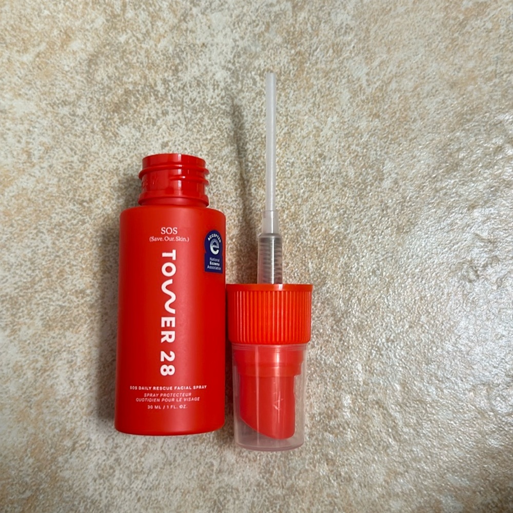 EMPTY Tower 28 Beauty Mini SOS Daily Rescue Facial Spray with Hypochlorous Acid